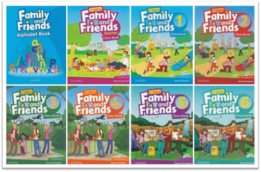 محتوى منهاج Oxford Family and Friends 2nd Edition كامل