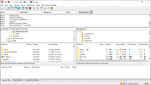 استخدام FileZilla للاطلاع على ملفات الاستضافة وتعديلها