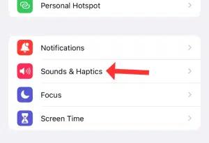 اختر Sound & Haptics