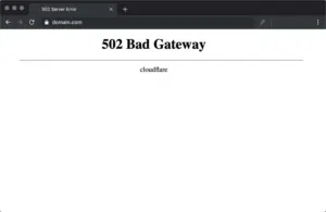 المشكلة في سيرفرات Cloudflare نفسها