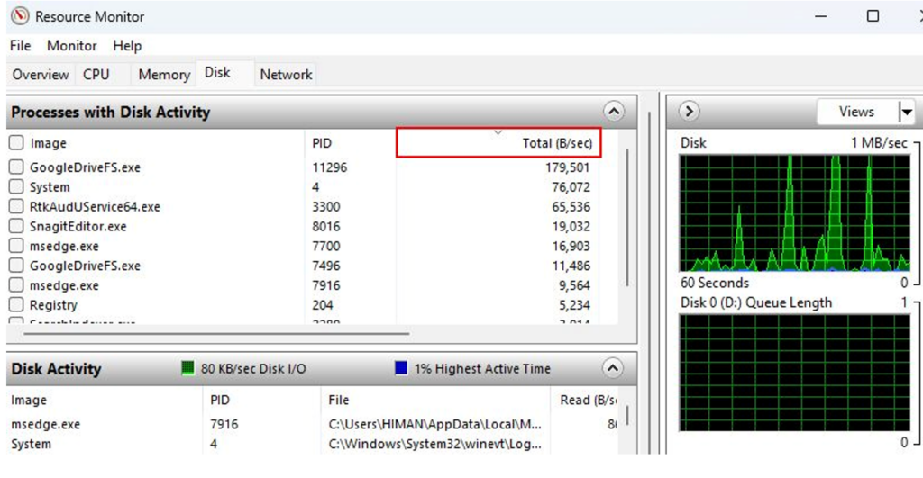 كيف يمكن استكشاف أخطاء الاستخدام العالي لوحدة المعالجة المركزية CPU وإصلاحها باستخدام مراقب موارد ويندوز (Windows Resource Monitor) Image-8-1024x531