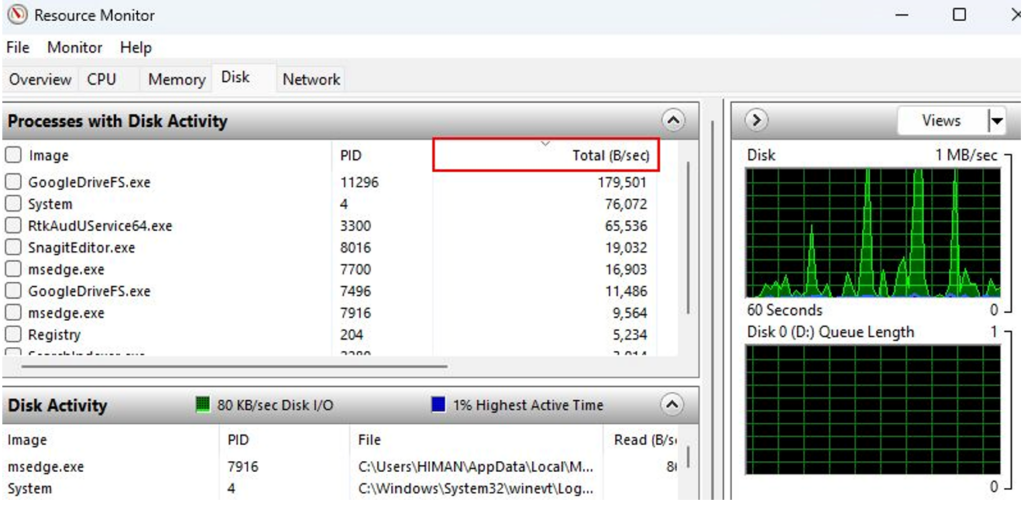كيف يمكن استكشاف أخطاء الاستخدام العالي لوحدة المعالجة المركزية CPU وإصلاحها باستخدام مراقب موارد ويندوز (Windows Resource Monitor) Image-9-1024x513