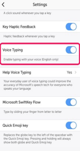 تفعيل ميزة الكتابة بالصوت في الموبايل باستخدام كيبورد Microsoft SwiftKey