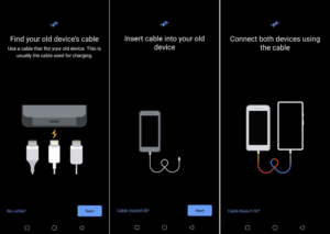 وصل الهاتفين القديم والجديد ببعضهما البعض