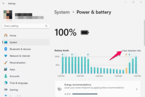 اختر View detailed info