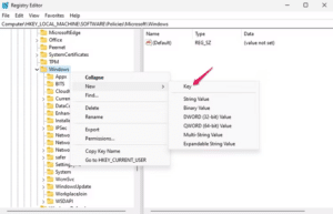 إنشاء مفتاح جديد