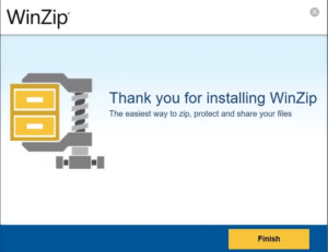تنصيب برنامج WinZIP